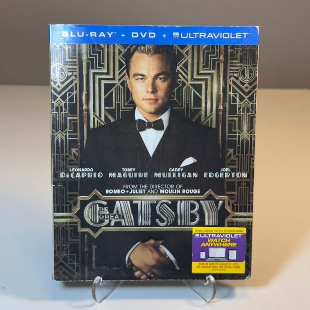 The Great Gatsby Blu Ray DVD Ultraviolet Movie Leonardo DiCaprio 2013